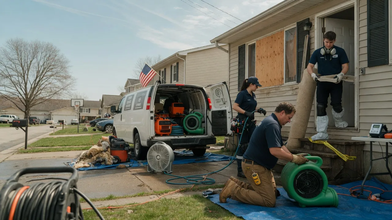 Water Damage Restoration in Como, MS near me